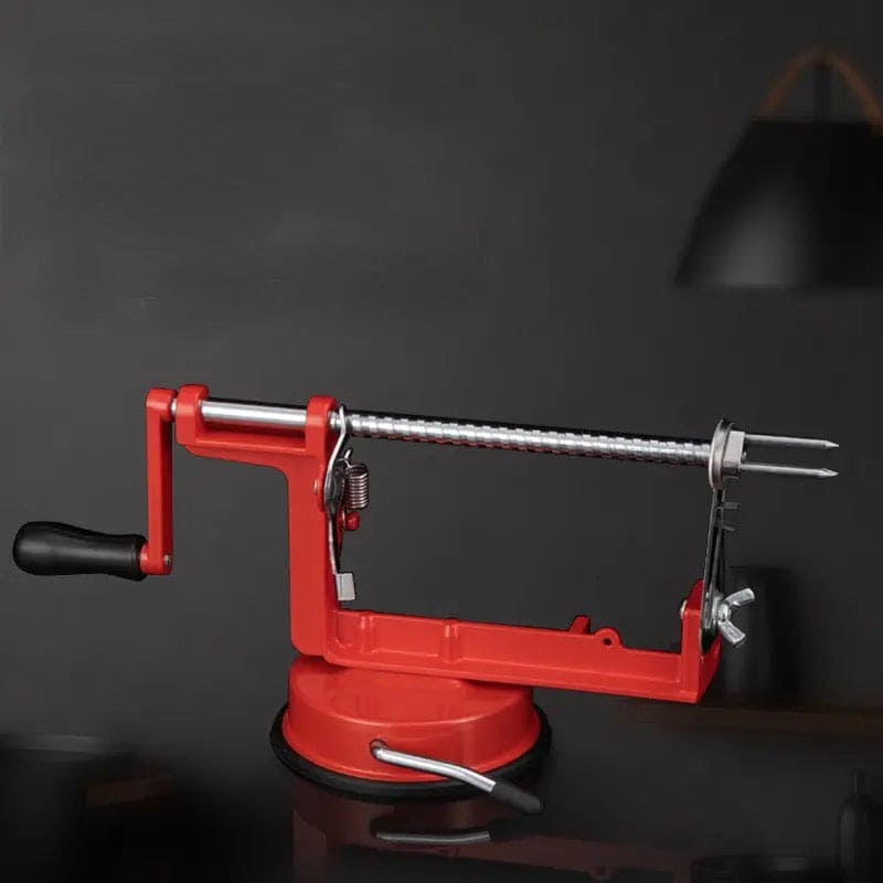 Spiral Potato Cutter, Manually Rotating Potato Tower Machine, Portable Quick Spiral French Slicer Cutter Bar, Vegetable Spiral Cutter Machine, Twist Fries Machine, Metal Peeler Corer Slicer, Creative Hand-shake Fruit Potato Peeler, Home Kitchen Gadget Spiral Potato Cutter, Manually Rotating Potato Tower Machine, Portable Quick Spiral French Slicer Cutter Bar, Vegetable Spiral Cutter Machine, Twist Fries Machine, Metal Peeler Corer Slicer, Creative Hand-shake Fruit Potato Peeler, Home Kitchen Gadget